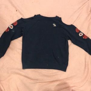 Abercrombie Kids Cold-Shoulder Sweater